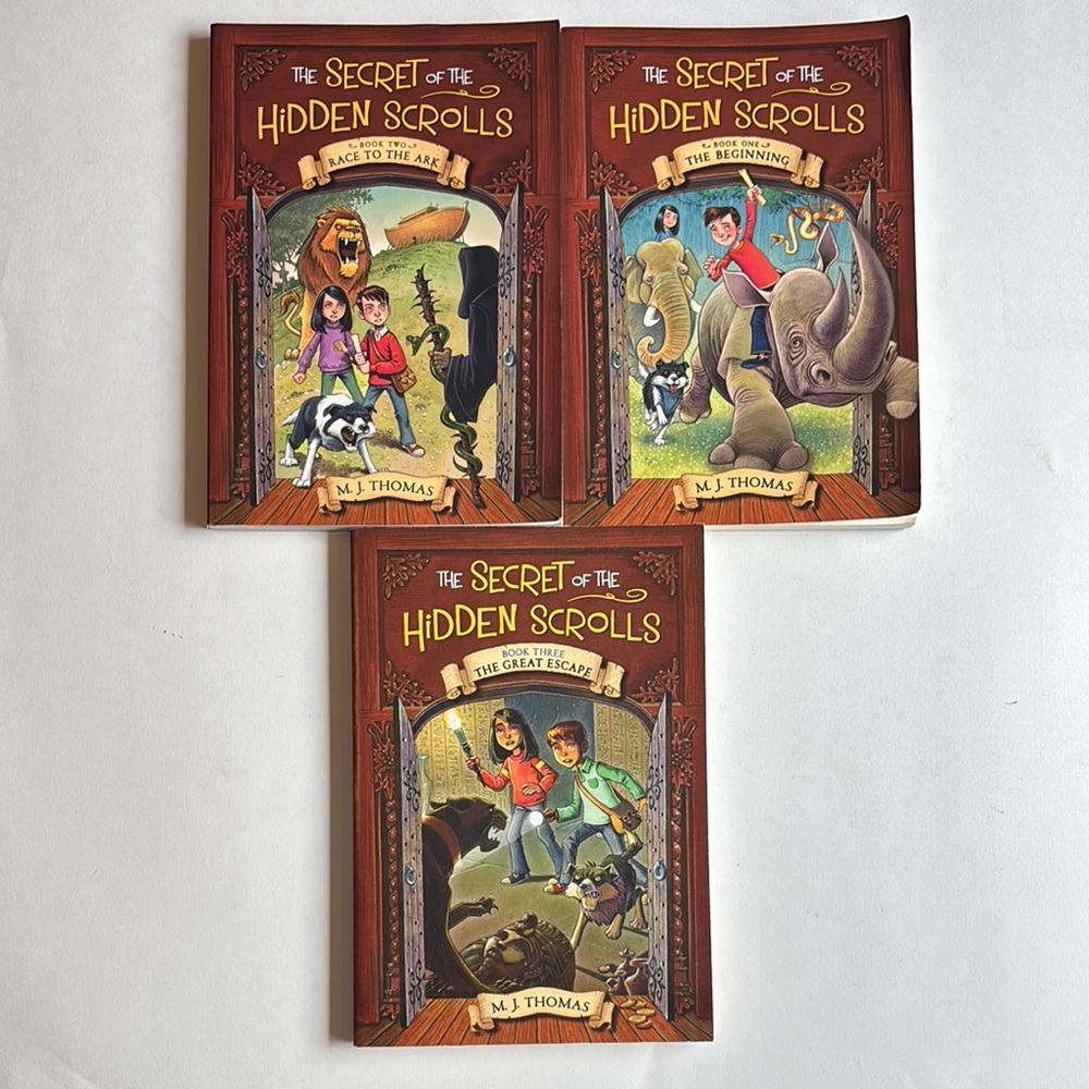 3 The Secret of the Hidden Scrolls Book Set